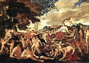 POUSSIN, Nicolas The Triumph of Flora  sg oil painting artist